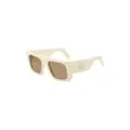 ETRO Etroscreen oversize-frame sunglasses - Neutrals