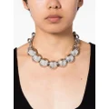 Versace Sphere choker necklace - Silver