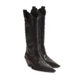 Balmain Dan Patchwork 65mm Western boots - Black