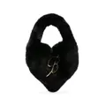 Blumarine logo-plaque heart tote bag - Black
