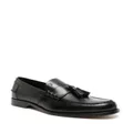 Tod's tassel-embellished leather loafers - Black