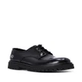 Karl Lagerfeld polished leather Derby shoes - Black