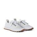Brunello Cucinelli knitted low-top sneakers - White