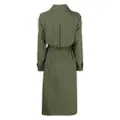 Mackintosh Polly double-breasted trench coat - Green