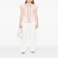 ZIMMERMANN Matchmaker Diamante linen-blend blouse - Pink