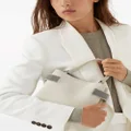 Brunello Cucinelli Monili-detail leather tote bag - White