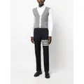 Thom Browne V-neck knitted waistcoat - Grey