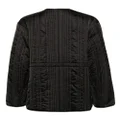 Paul Smith Shadow Stripe quilted jacket - Black