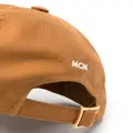 MCM Essential logo-appliqué cotton baseball cap - Brown