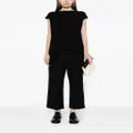 Yohji Yamamoto asymmetric-hem cotton T-shirt - Black