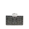 Alexander McQueen embellished-knuckle-clutch bag - Black