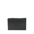 Love Moschino logo-plaque faux-leather wallet - Black