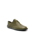 Camper Wagon lace-up leather shoes - Green
