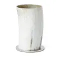 Brunello Cucinelli distressed-finish tall vase - White