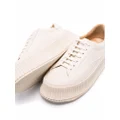 Jil Sander ribbed-sole low-top sneakers - White
