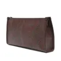 ETRO Essential paisley-print clutch bag - Brown