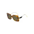 ETRO Bold Pegaso square-frame sunglasses - Brown