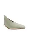 Burberry 85mm slip-on leather pumps - Neutrals