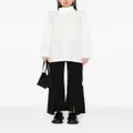 Yohji Yamamoto high-neck cotton blouse - White
