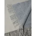 Brunello Cucinelli frayed-edge cashmere blanket - Grey