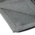Brunello Cucinelli ribbed-knit cashmere blanket - Grey