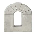 Brunello Cucinelli arch-shape ceramic bookend - Grey