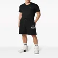 Philipp Plein logo-embossed track shorts - Black