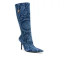 Versace Barocco Medusa '95 120mm boots - Blue