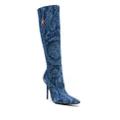 Versace Barocco Medusa '95 120mm boots - Blue