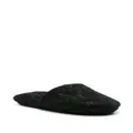 Versace Barocco cotton blend slippers - Black