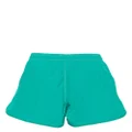 MARANT Vicente logo-embroidered shorts - Green