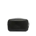 Saint Laurent small leather wash bag - Black