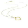 IPPOLITA 18kt yellow gold Classico Mini Wavy Circle necklace
