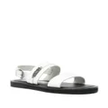 Moschino logo-appliqué sandals - White