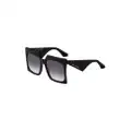 ETRO Tailoring oversize-frame sunglasses - Black