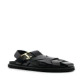 Tod's caged leather sandals - Black