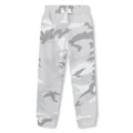 Givenchy Kids logo-print camouflage track pants - Grey