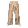 MSGM ripstop cotton cargo trousers - Neutrals