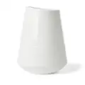 Brunello Cucinelli ribbed ceramic vase - White