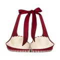 Marlies Dekkers stripe-detail bikini top - Red