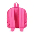 Karl Lagerfeld Kids logo-print canvas backpack - Pink