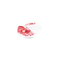 Monnalisa check-pattern touch-strap ballerinas - Red