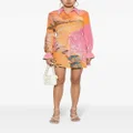 Camilla Capri Me-print silk crepe shirtdress - Multicolour