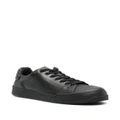 Marni logo-debossed leather sneakers - Black
