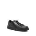 Marni logo-debossed leather sneakers - Black