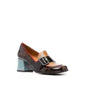 Chie Mihara Meisin 70mm leather loafer - Brown