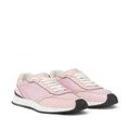 Versace logo-embroidered panelled sneakers - Pink