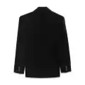 Saint Laurent double-breasted velvet blazer - Black