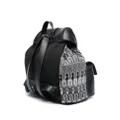 Furla all-over logo-jacquard backpack - Black