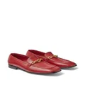 Jimmy Choo Diamond Tilda leather loafers - Red